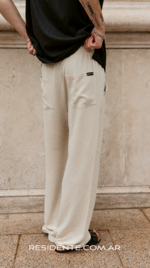 Pantalón de lino Marsella -Arena- - Image 3