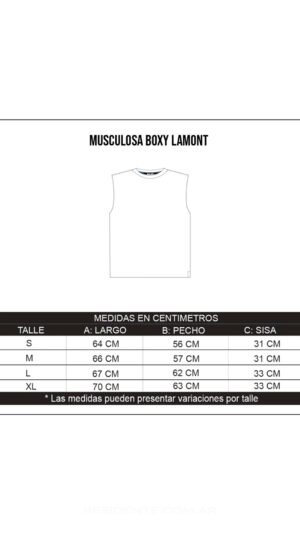Musculosa Boxy Lamont - Blanca - - Image 4